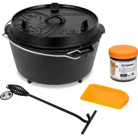 Petromax Dutch Oven 10,5 l Gusseisen schwarz