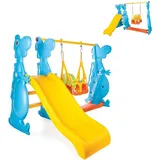 Pilsan Schaukel mit Rutsche Happy Dino Slide and Swing S (06099)