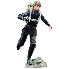 Hasbro Star Wars Actionfigur Luke Skywalker und Grogu 15 cm - Schwarz/Mehrfarbig