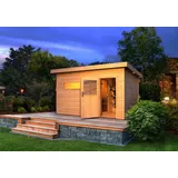Karibu Saunahaus Aussensauna Gartensauna TOPGARDEN 3 /SUVA 3 ohne Ofen *ANGEBOT*