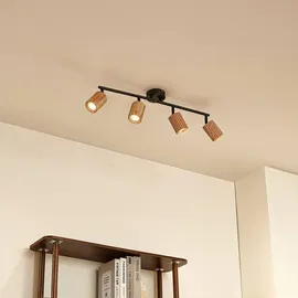 LINDBY Stralino 4-flammig Holz - Hellbraun
