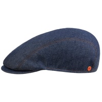 Mayser Flat Cap (1-St) Schirmmütze mit Schirm, Made in the EU blau 61 cm