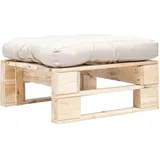 vidaXL Garten-Palettenhocker mit Kissen Holz Natur Vidaxl