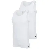 adidas Sportswear Unterhemd / Tanktop Active Flex Cotton in Weiß | Gr.: M