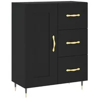 VidaXL Sideboard Schwarz 69,5x34x90 cm Holzwerkstoff