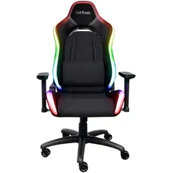 Trust Gaming GXT719 Ruya RGB Gaming Stuhl Besonders bequemer, vollständig einstellbarer Gaming-Stuhl mit integrierter Lendenwirbelstütze