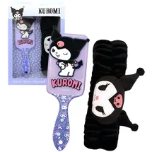 JoyToy Joy Toy - Kuromi Set Bürste und Plüsch Haarband mit Kuromi Figur - in Geschenkpackung