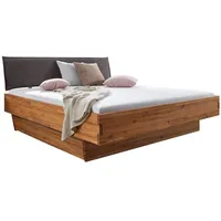 Main Möbel Massivholzbett Doppelbett mit Schubkästen Massivholz 180x200cm Wildeiche
