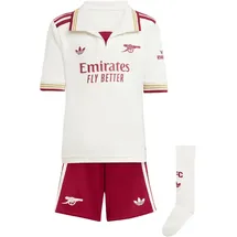 adidas Arsenal London Minikit 2025/26 weiß/braun Kinder Gr. 116