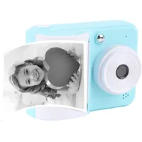 Kids Instant Print Camera, 48MP HD 1080p Digitalkamera mit Druckpapier für Jungen und Mädchen Im Alter von 3 Bis 12 Jahren, Spielzeugkamera für Kleinkind-Teenager (Blau (0,6 mm
