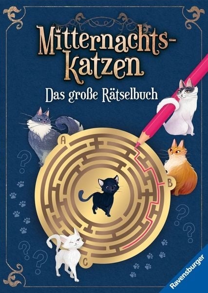 Preisvergleich Produktbild Ravensburger - Mitternachtskatzen: Das große Rätselbuch