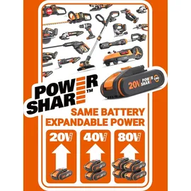 Worx Akku Power Share Pro 20V WA3644 4,0 Ah