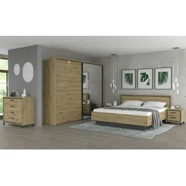 Forte Kommode Farida Holz Braun Eiche