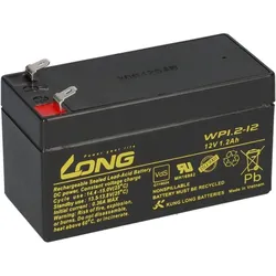 Bleiakku 12V 1,2Ah kompatibel Solarenergie Solarpanel AGM VdS
