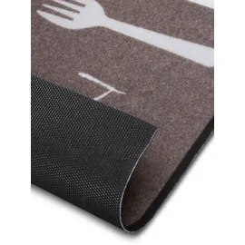 HANSE HOME Bon Appetit Cutlery Küchenläufer 50 x 150 cm Braun/Weiß