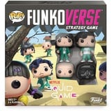 Funko Games Funko - Squid Game 4-Pack - Light Strategy Board Game for Children & Adults (Ages 10+) - 2-4 Players - Vinyl-Sammelfigur - Geschenkidee