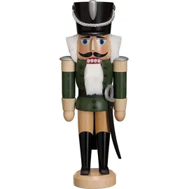 Seiffener Volkskunst eG Nussknacker Husar 28 cm grün