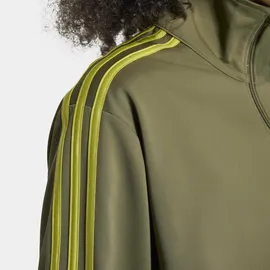 adidas Trainingsjacke ADIDAS ORIGINALS "FIREBIRD TRACK LOOSE", Damen, Gr. S, olive strata, preloved lime, Obermaterial: 100% Polyester, Jacken Trainingsjacke, FIREBIRD, locker geschnitten