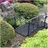Hti-Living Zierbrücke Gartenbrücke 1 Stück schwarz