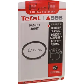 SEB 980157 Dichtungsring für Edelstahl-Schnellkochtopf 4,5 l / 6 l, 220 mm