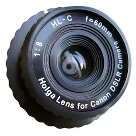 Holga Anton & Holga Objektiv 60mm f/8, Manual Focus Lens for Nikon DSLR Camera