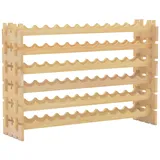 Costway Weinregal 119 x 29 x 72 cm Braun