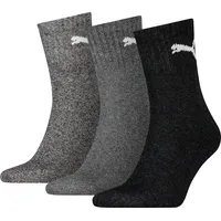 Puma Short Crew 3er Pack grey/black 39-42