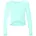 Functional Light and Soft Cropped Long Sleeve Top Grün XXL