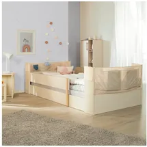 roba kids Jugendbett Flexi Grow 90 x 200 cm Holz beige