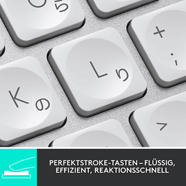 Logitech MX Keys Mini für Mac DE hellgrau