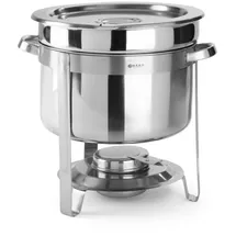 HENDI 472507 Suppen Chafing Dish, Silber, 8,0 Liter