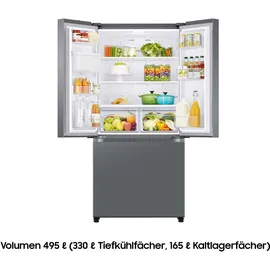 Samsung RF50C530ES9EF French Door (495 l, 1776 mm hoch, Edelstahl)