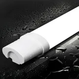 ZMH HOMEDEMO Feuchtraumleuchte 120CM 36W Deckenbeleuchtung Lang Kellerlampe LED Leuchtstoffröhre für Garage Werkstatt Flur