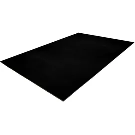 Kayoom Teppich KAYOOM "Surfacer 225", schwarz, B:200cm H:12mm L:290cm, Polyester, Teppiche, Teppich, weicher Kurzflor, Wohnzimmer