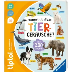 Kinderbuch RAVENSBURGER "tiptoi Kennst du diese Tiergeräusche?", bunt, B:23,5cm H:27cm, Bücher, Kinderbuch, Made in Europe