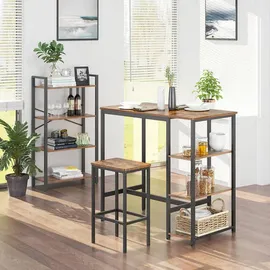 VASAGLE Bistrotisch braun 109,0 x 60,0 x 100,0 cm