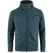 Fjällräven Abisko Grid Fleece Hoodie Mountain Blue L