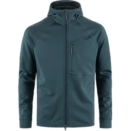 Fjällräven Abisko Grid Fleece Hoodie Mountain Blue L