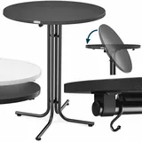 CASARIA Stehtisch Grau 110x80cm klappbar