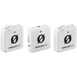 Wireless ME Dual white, Mikrofon- System mit 2x Sende- u. 1x Empfangsmodul