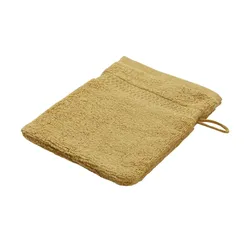 Como Green Waschhandschuh  Kuschel Wuschel , gelb , Maße (cm): B: 16