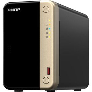 QNAP NAS-Server TS-264, USB 3.1, Leergehäuse für Festplatten, 2 Einschübe