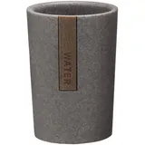 Sealskin Becher Pierra, Polyresin, grau,