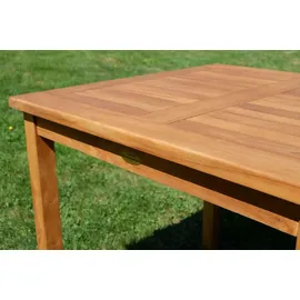 aleos JAV-ALPEN Gartentisch 80 x 80 x 75 cm Braun