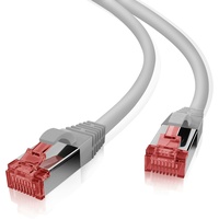 Helos Patchkabel, S/FTP, RJ-45/RJ-45, 10m, grau (117978)