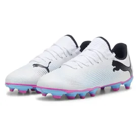 Puma Future 7 Play FG/AG Jr. puma white/puma black/poison pink 28