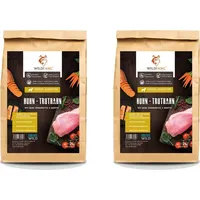 Wildfang Junior Premium Trockenfutter für Welpen mit 60% Huhn 2 x 6 kg, getreidefrei, glutenfrei, hypoallergen