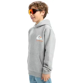 QUIKSILVER Omni Logo Kapuzenpullover - Light Grey Heather - 16 Jahre