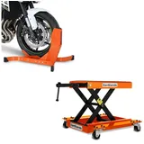 ConStands Motorradheber Set Hebebühne + Motorradwippe S29