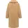 Ragwear Damen, eleganter Teddy-Fleecemantel warme lange Übergangsjacke Tedyco YOUMODO Camel Gr. XXL - XXL